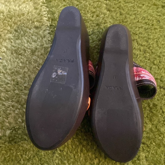 NIB Prada Wedge Heel Sandals - Picture 5 of 8